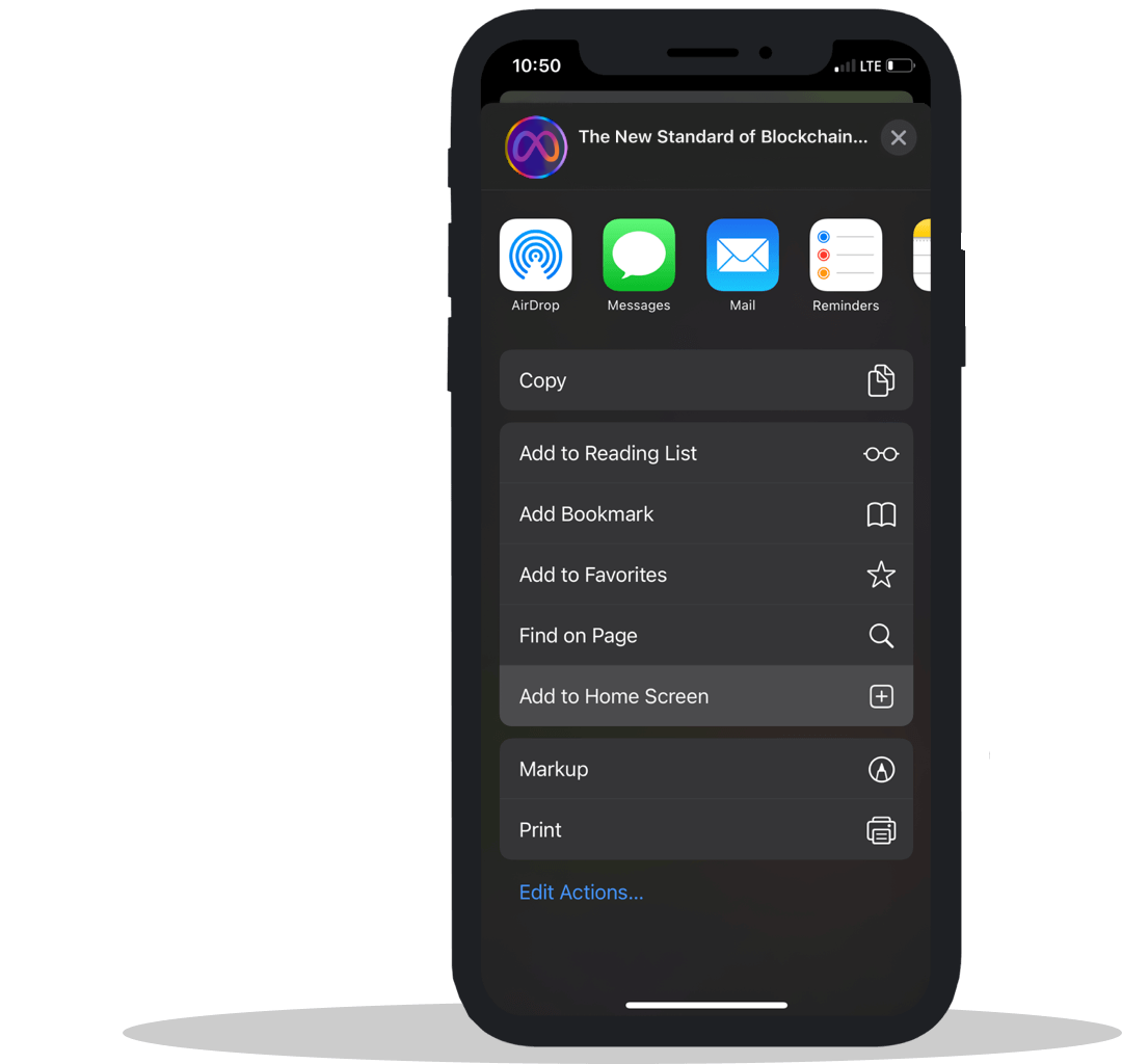 Add to Home Screen